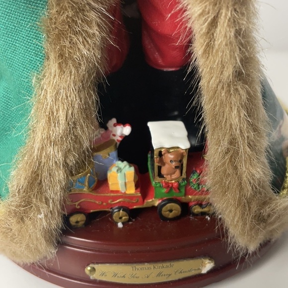 Thomas Kinkade - Season of Harmony Caroling Santa Collection Bradford Exchange - Picture 5 of 17